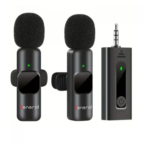 General K10 Wireless Microphone Camera – 2 mic